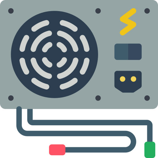 icono fuente de alimentación